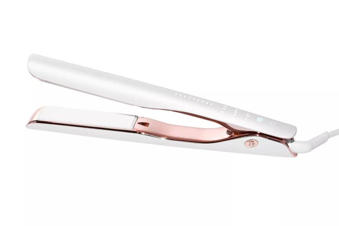 The T3 Smooth ID 1” Flat Iron features a Touch Interface for a seamless styling experience.