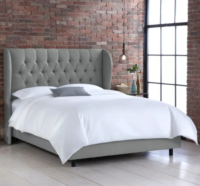 The grey bed