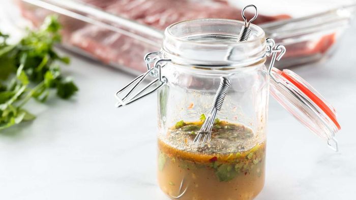 No need to marinate everything overnight.