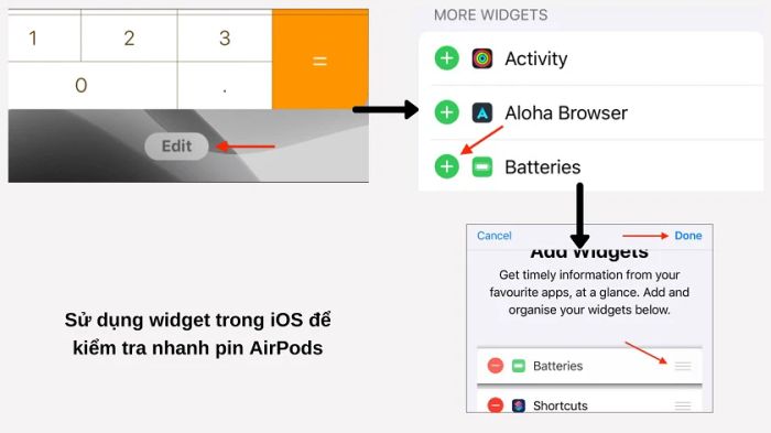 kiểm tra pin airpods 2