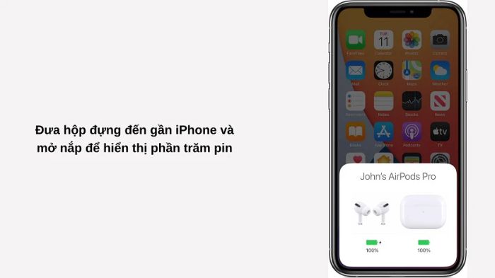 kiểm tra pin airpods 2