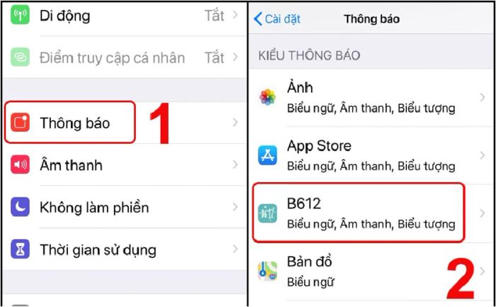 Tắt thông báo của các ứng dụng không cần thiết