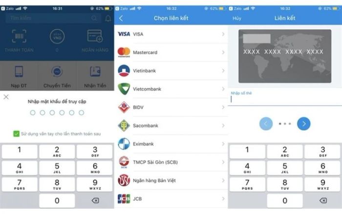 Hướng dẫn liên kết với ngân hàng Techcombank