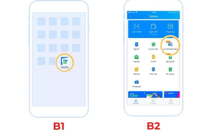 Hướng dẫn liên kết ngân hàng trên ứng dụng ZaloPay