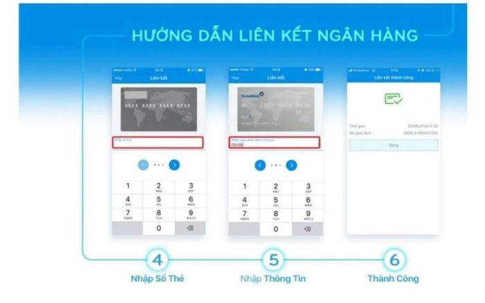 Hướng dẫn liên kết với ngân hàng Techcombank