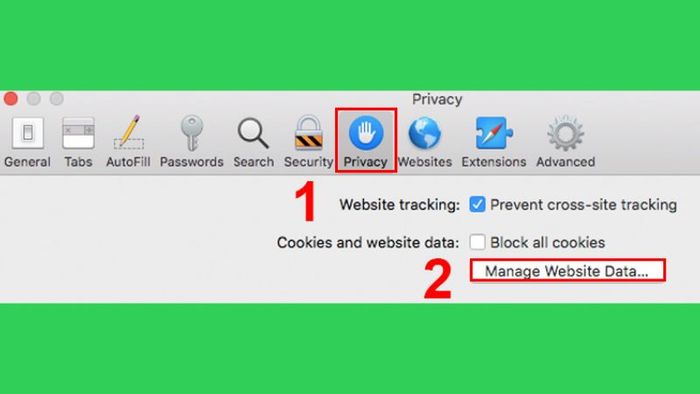 Cách xóa cookie trên iPhone 12
