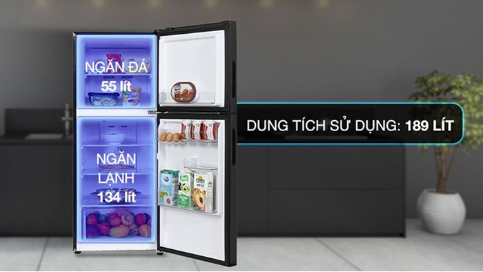 Tủ lạnh 180 lít hiện đại, model 1