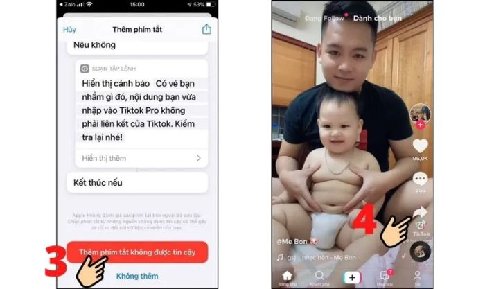 Hướng dẫn tải video TikTok khi không có nút lưu