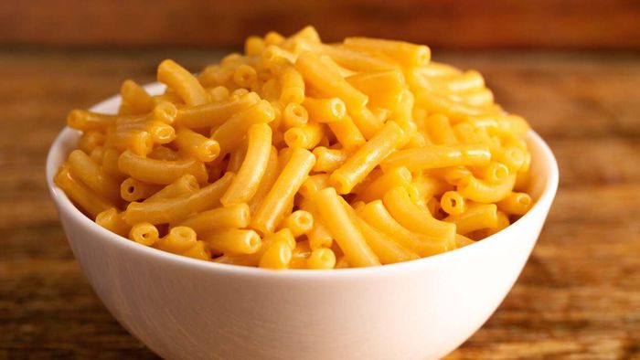 For a tastier twist on boxed mac and cheese, try adding an egg yolk.