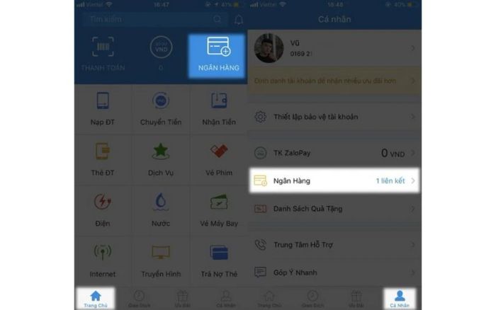 Hướng dẫn liên kết với ngân hàng Techcombank