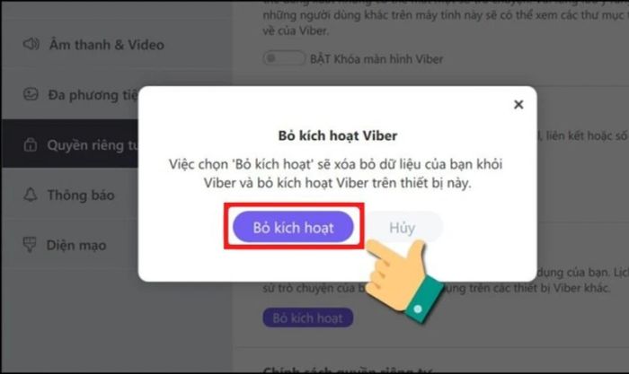 Hướng dẫn cách đăng xuất Viber trên máy tính