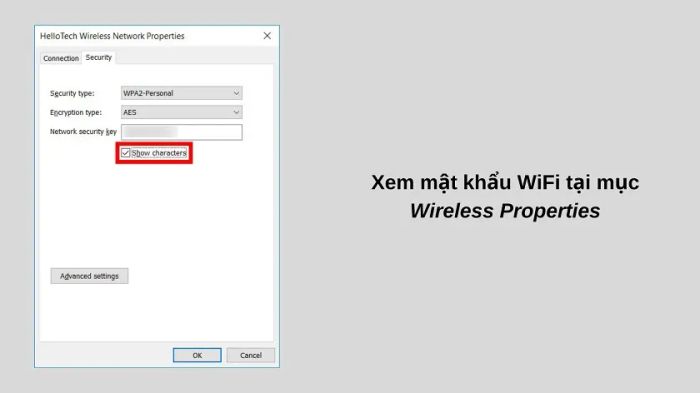 Xem mật khẩu wifi Win 10.