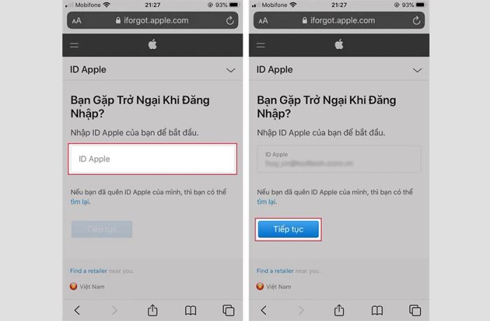 Phương pháp khôi phục mật khẩu ID Apple qua điện thoại khi bạn quên