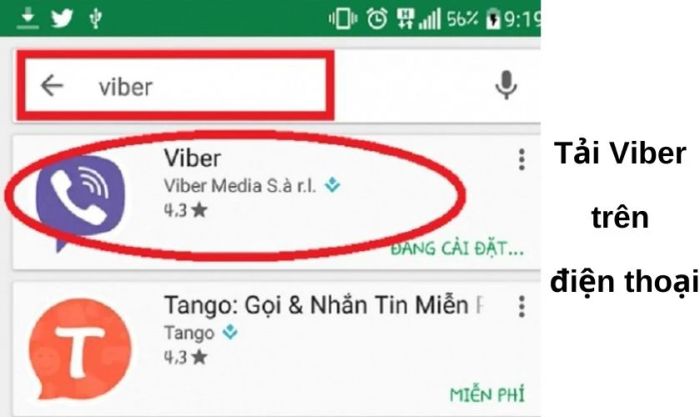 Cách cài đặt Viber trên điện thoại