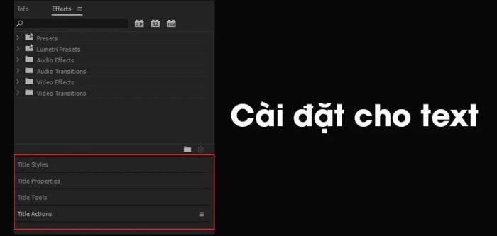 Xem trước thiết lập văn bản