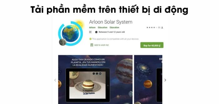 Hướng dẫn tải phần mềm Solar System lớp 6 cho thiết bị di động