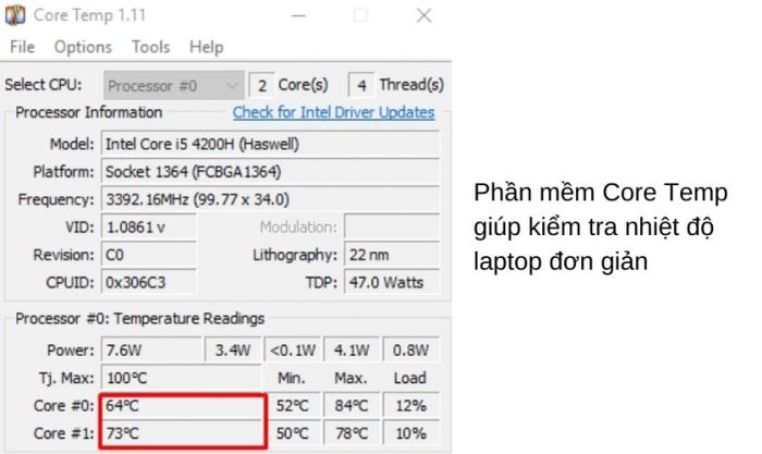 Phần mềm Core Temp