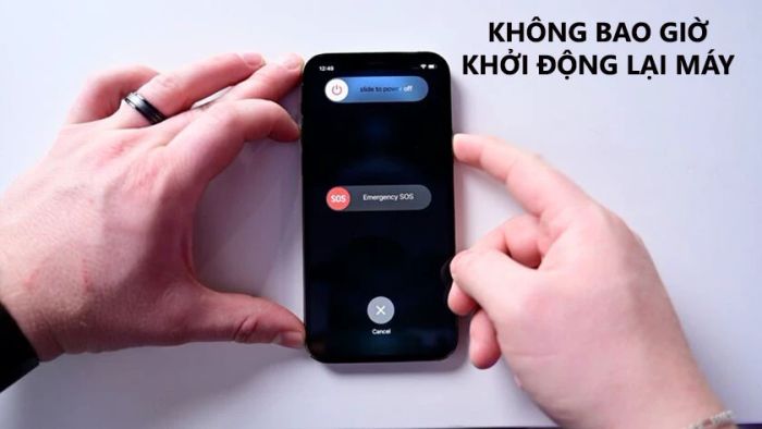 Không bao giờ tắt nguồn máy