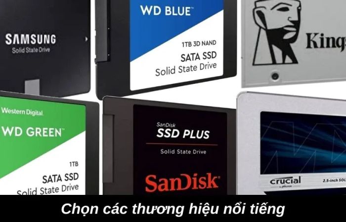 Lựa chọn ổ cứng chính hãng từ các thương hiệu uy tín