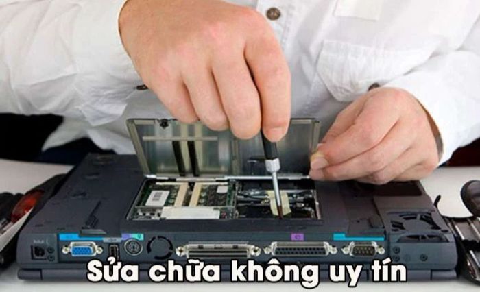 Đã từng sửa máy tính tại các cửa hàng không uy tín