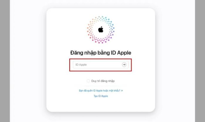 Truy cập vào website iCloud để tìm AirPods