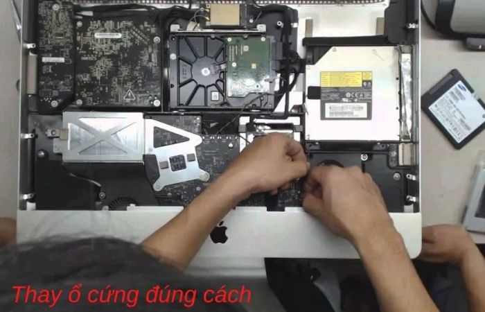 Cách thay ổ cứng đúng cho iMac
