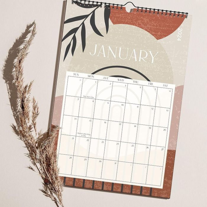 The calendar flipped to January, showcasing a fresh start for the new year.