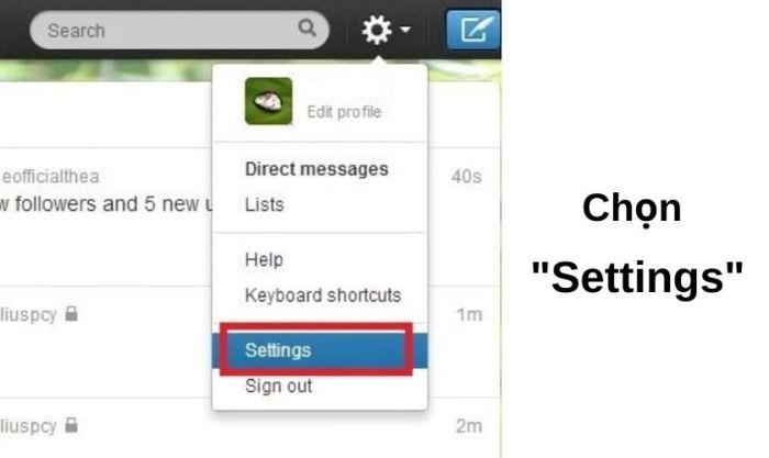Hướng dẫn đăng nhập Twitter
