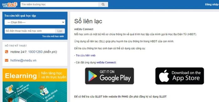 Tra cứu kết quả học tập