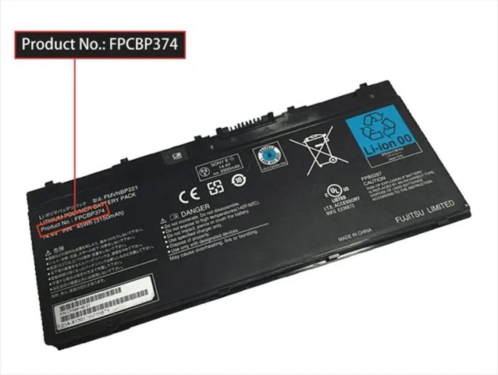 Xác định qua mã số pin