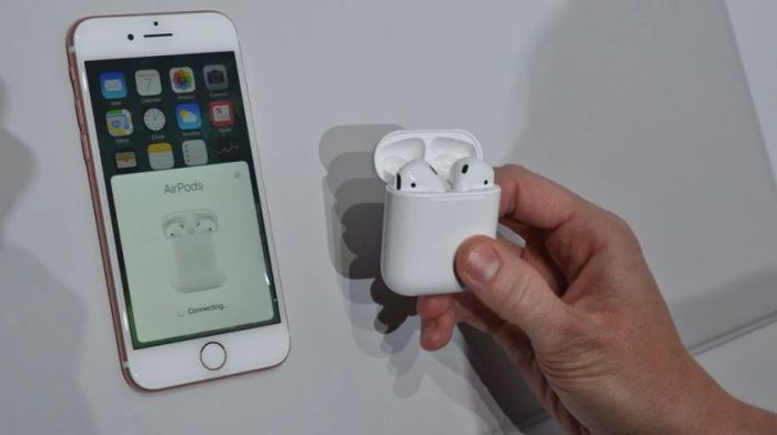 Hướng dẫn kết nối AirPods với điện thoại iPhone