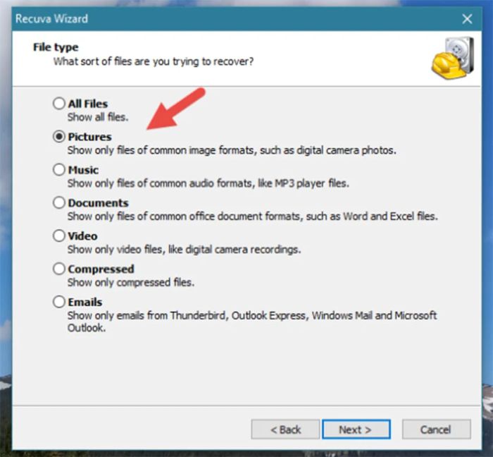 Phương pháp khôi phục file đã xóa vĩnh viễn bằng Recuva