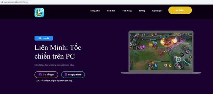 Hướng dẫn chơi Liên Minh Mobile trên laptop qua Gameloop