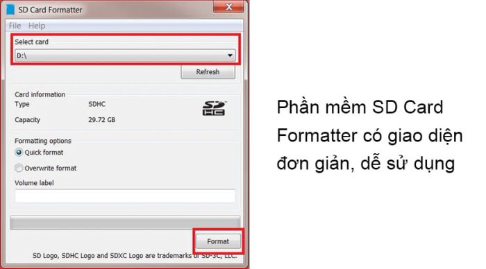 SD Card Formatter