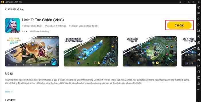 Hướng dẫn chơi game Wild Rift trên LD Player