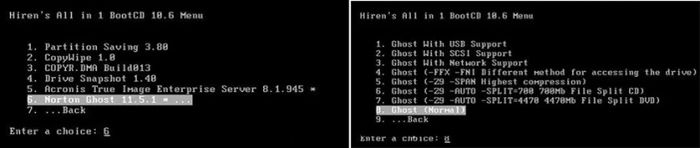 Chọn Norton Ghost 11.5.1 → Ghost (Normal).