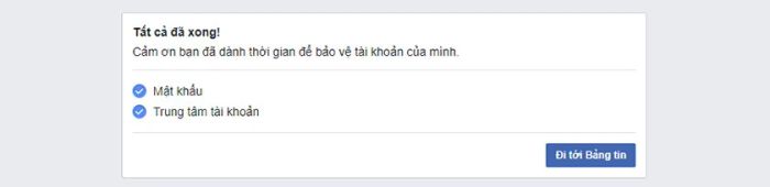 Bước 7: Facebook sẽ liệt kê các tài khoản đã được liên kết với tài khoản của bạn.