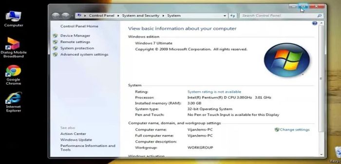 Kiểm tra phiên bản trước khi nâng cấp từ Windows 7 lên Windows 10