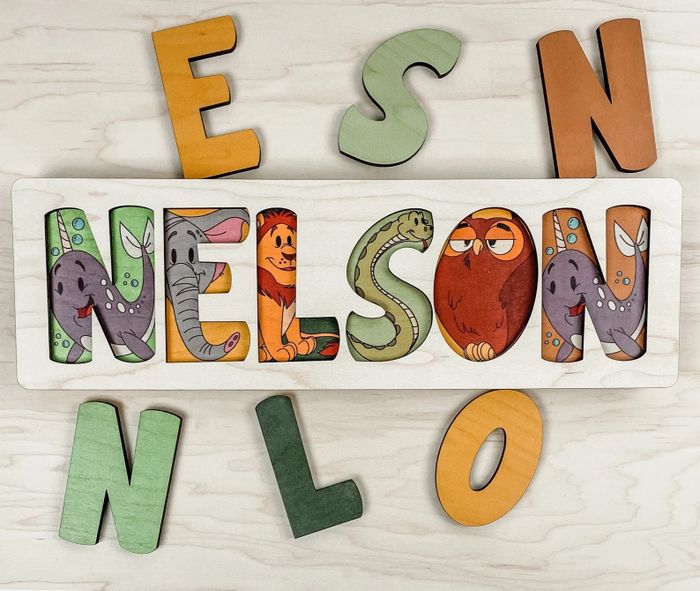 A name puzzle is displayed