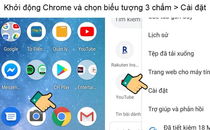 Hướng dẫn xem mật khẩu đã lưu trên Google Chrome trên điện thoại