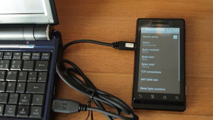 Cách kết nối wifi cho máy tính bàn qua USB Tethering từ điện thoại Android