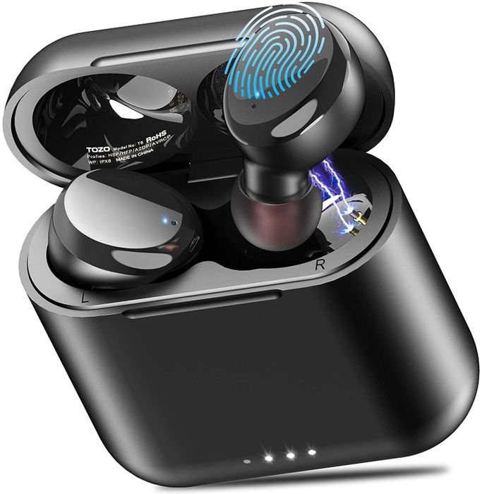 Black earbuds