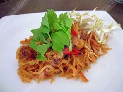 อาหารเจสูตรพิเศษ ร้านเตยหอม เสนานิเวศน์ 1 'พะแนงฟองเต้าหู้' รสชาติสุดเด็ด 'ขนมจีนน้ำยาเห็ด' อร่อยล้ำจริงๆ