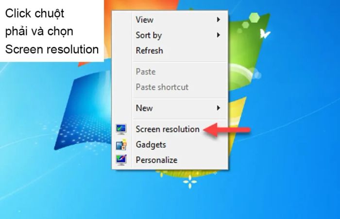 Hướng dẫn xoay màn hình máy tính trên hệ điều hành Windows 7