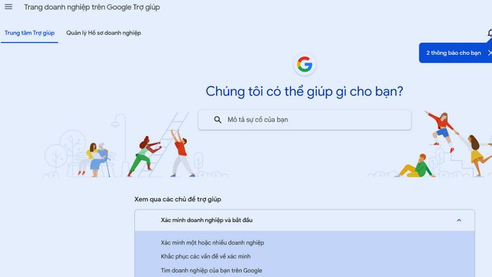 Lỗi 2 khi xác minh doanh nghiệp trên Google Map