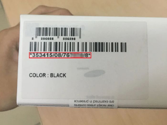 Cách phân biệt máy Samsung Lock hay quốc tế qua số IMEI