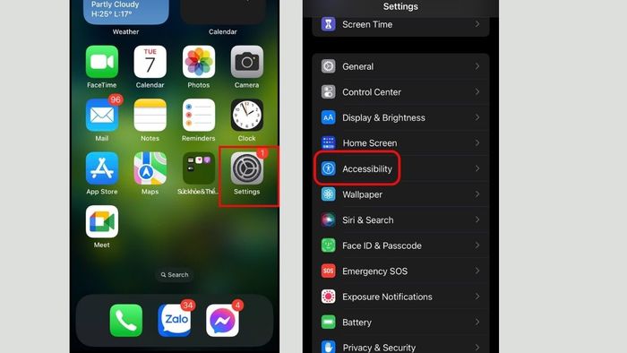 Hướng dẫn sửa lỗi iPhone nhanh hết pin bước 1