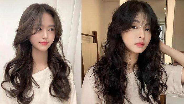 Tóc xoăn sóng lơi ngang lưng đánh rối