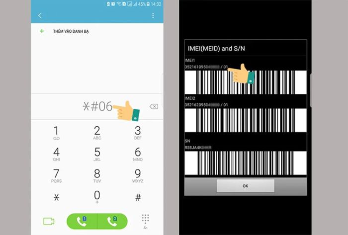 Phương pháp kiểm tra máy Samsung Lock hay quốc tế qua số IMEI