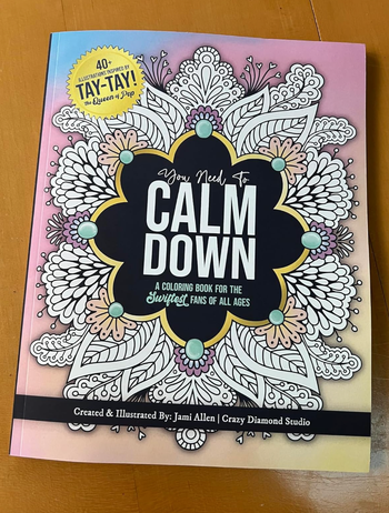 The cover of the coloring book.